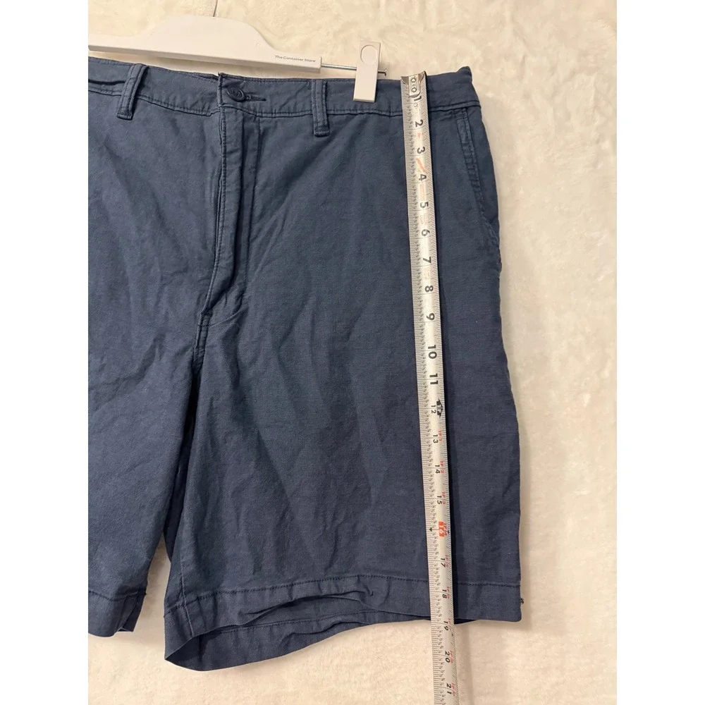 Levis XX Chino Relaxed Fit Shorts Mens 38 Navy Blue Casual Cotton Twill 8 Inseam